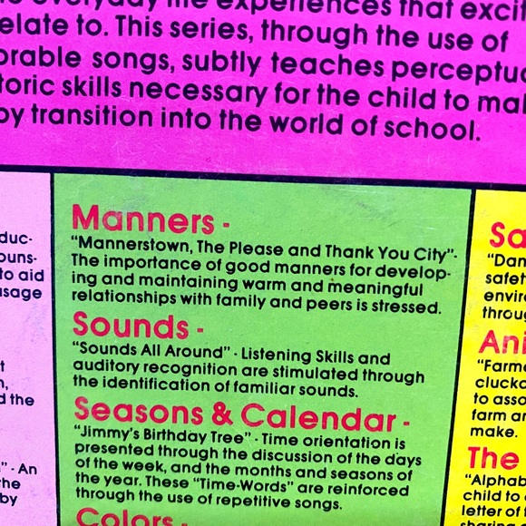 PETER PAN RECORDS VTG 60s ABOUT GOOD MANNERS VINYL RECORD LITTLE LP 2368 7” - Picture 5 of 10